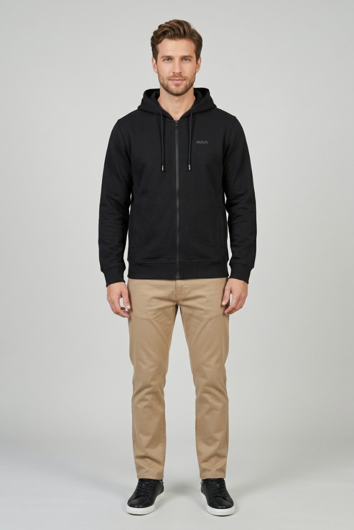 Datch felpa cappuccio in cotone DM9200 [923821e4]