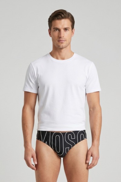 Moschino slip mare con maxi logo V3A4201 — 805219040080239_1