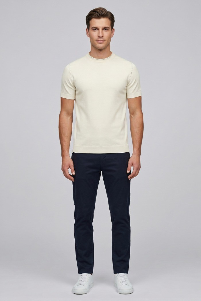 Squad2 maglia girocollo in cotone mezza manica MA507 [16cde5f1]