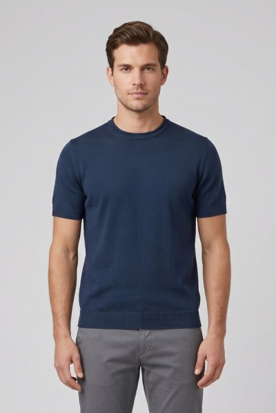 Squad2 maglia girocollo in cotone mezza manica MA507 — 805219040078703_2