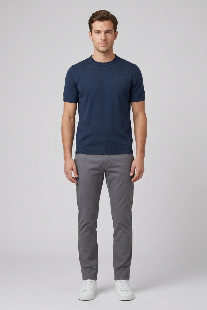 Squad2 maglia girocollo in cotone mezza manica MA507 [8dd35ff7]
