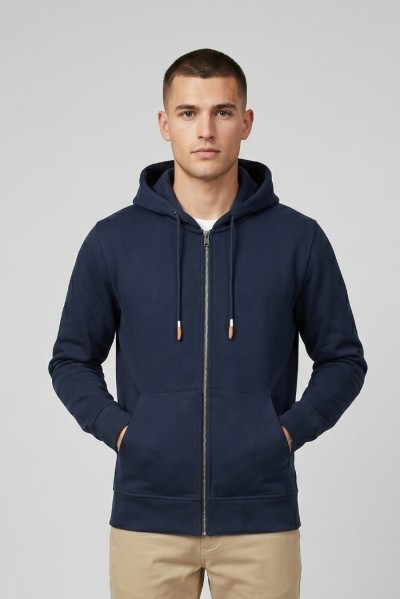 Datch felpa cappuccio in misto cotone DM9813 — 805219040080158_1