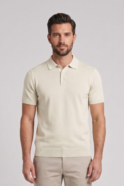 Datch polo in maglia di cotone DM9865 [dd1ce8d0]