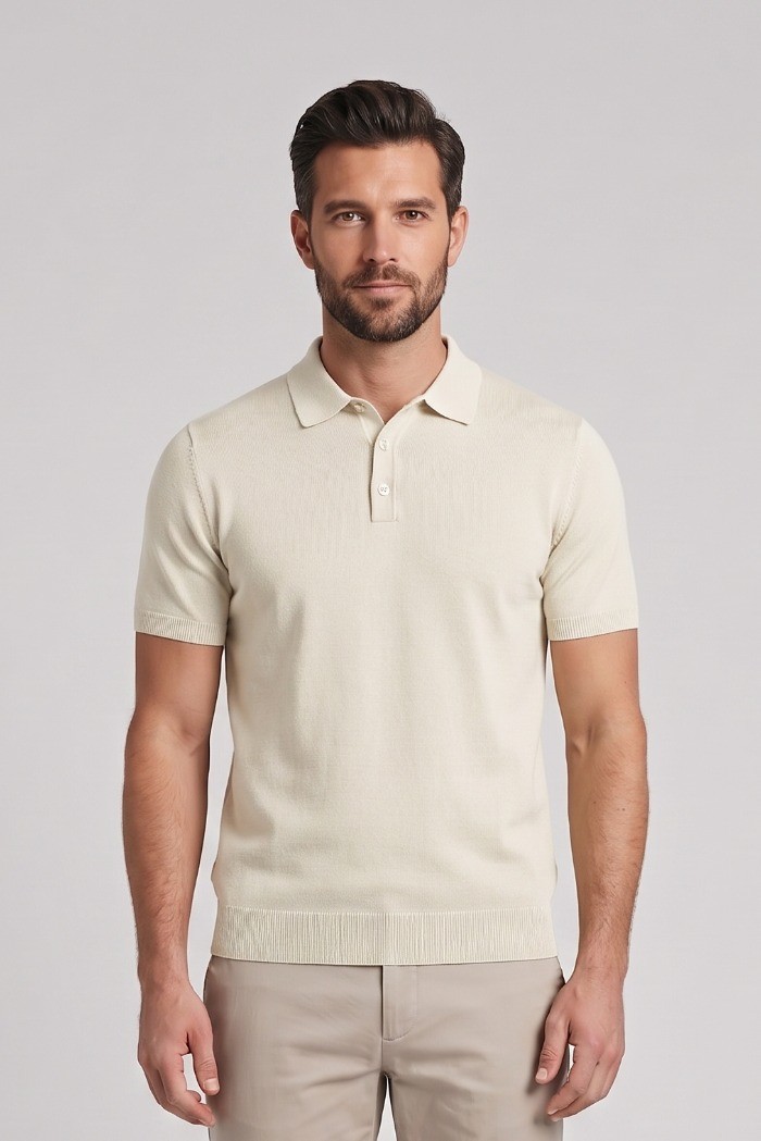 Datch polo in maglia di cotone DM9865 [dd1ce8d0]