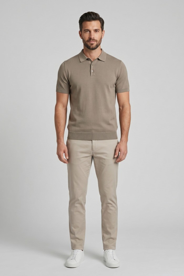 Datch polo in maglia di cotone DM9865 [05851729]
