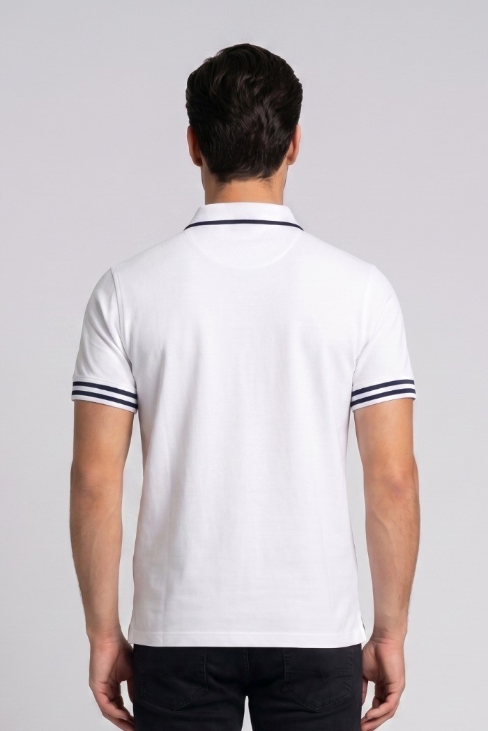 Datch polo in piquet di cotone DM9893 [de63e8ef]