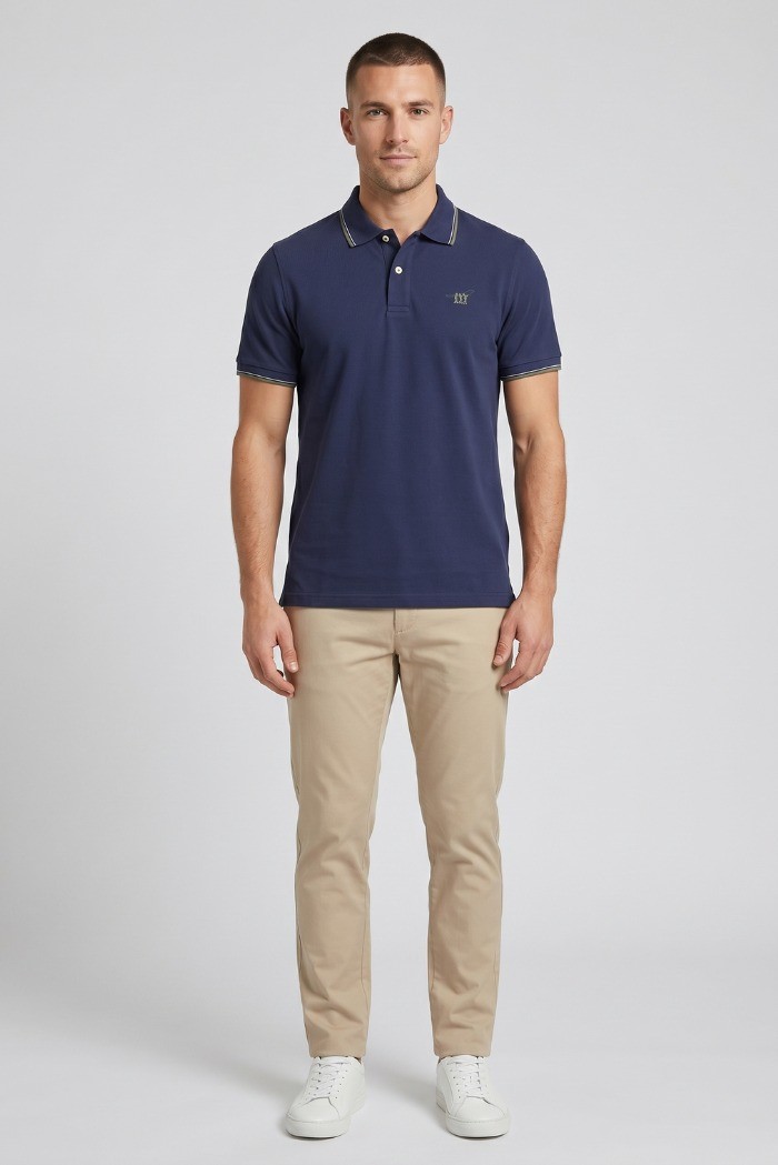 Henry Cotton's polo in piquet di cotone P626128 [7f2a6319]