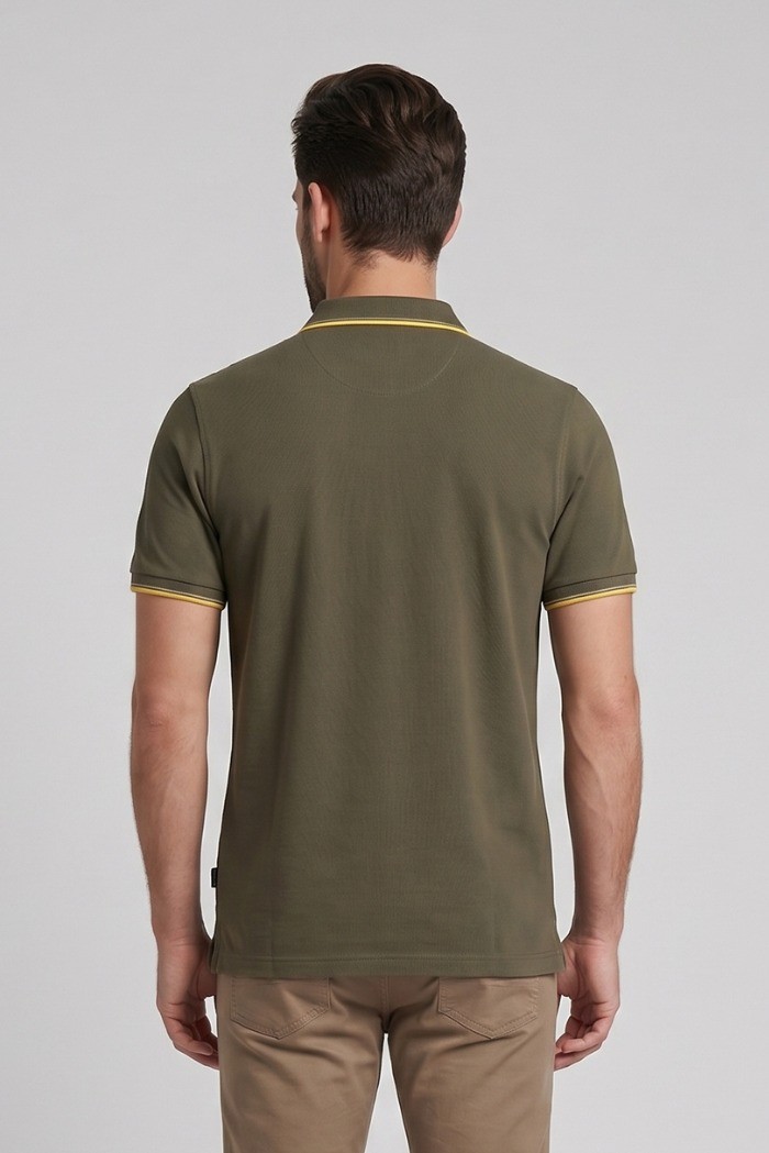 Henry Cotton's polo in piquet di cotone P626128 [324f70fe]