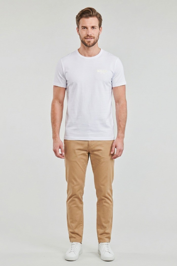 Moschino t-shirt in misto cotone stretch V1A0720-4428 [397a6bdd]