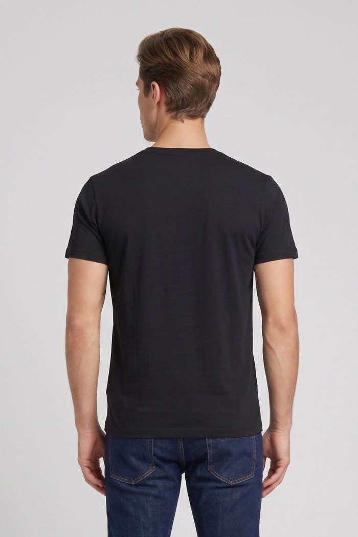 Moschino t-shirt in misto cotone stretch V1A0720-4428 [a5651255]