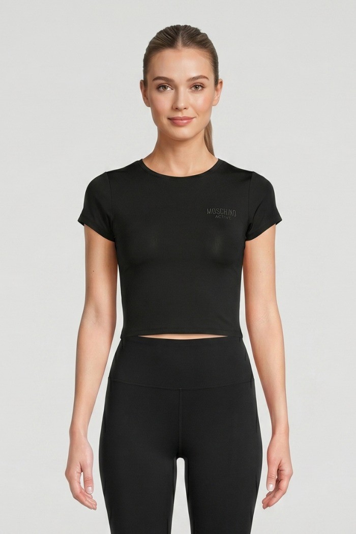 Moschino t-shirt in misto cotone stretch V6A0710 [d40ac9c0]