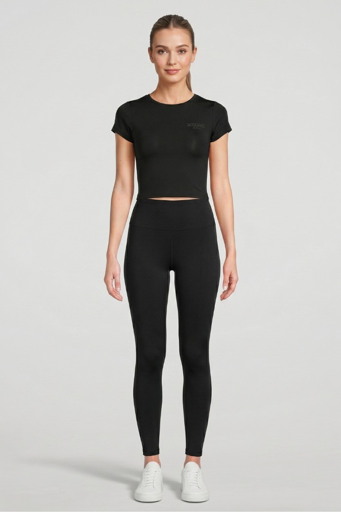 Moschino t-shirt in misto cotone stretch V6A0710 [ba314bc9]