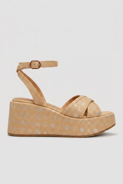 4US Paciotti sandalo platform allacciato UZM09 [301b30be]