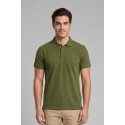 Datch polo in piquet di cotone stretch DM1881 [df2f6be5]
