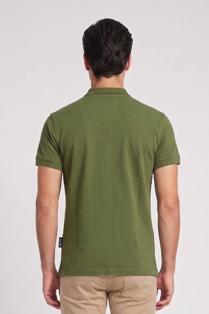 Datch polo in piquet di cotone stretch DM1881 [060928e8]