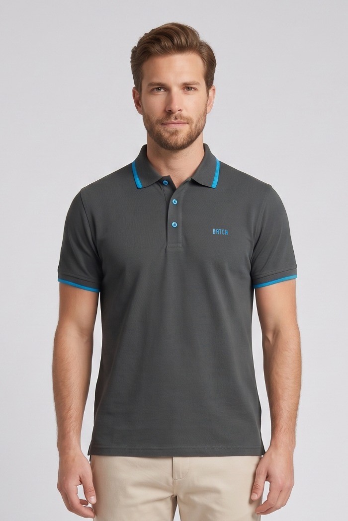 Datch polo in piquet di cotone DM2523 [45b4ca8c]