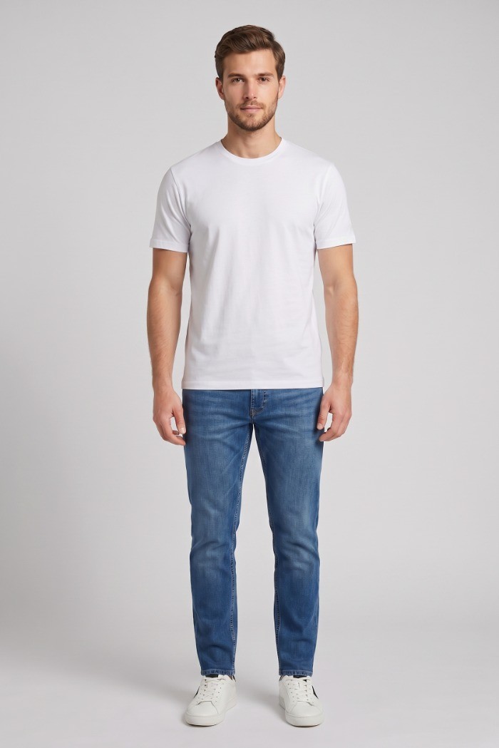 Datch t-shirt girocollo in cotone DM9302 [aadc800c]