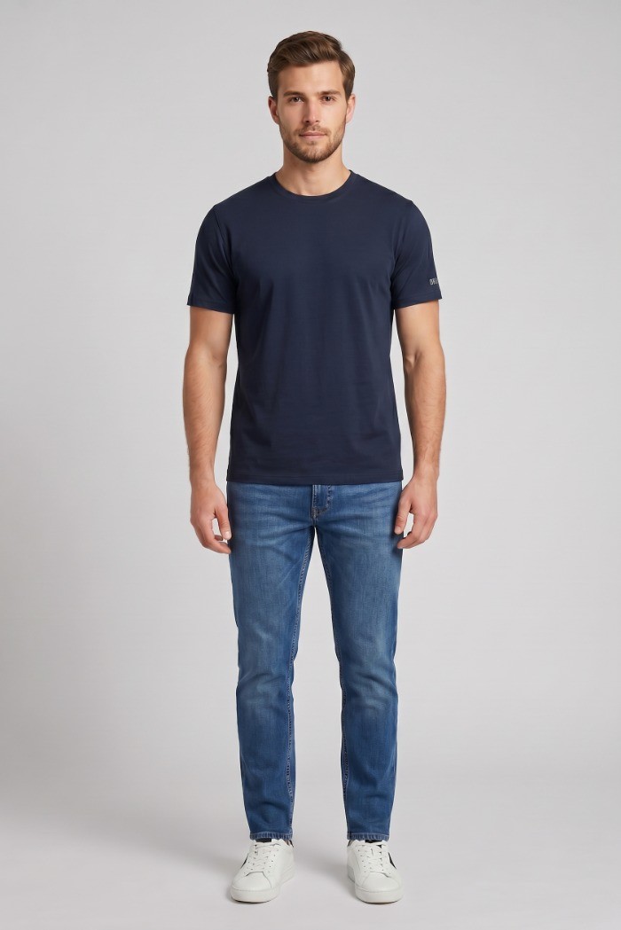 Datch t-shirt girocollo in cotone DM9302 [31c23a0a]