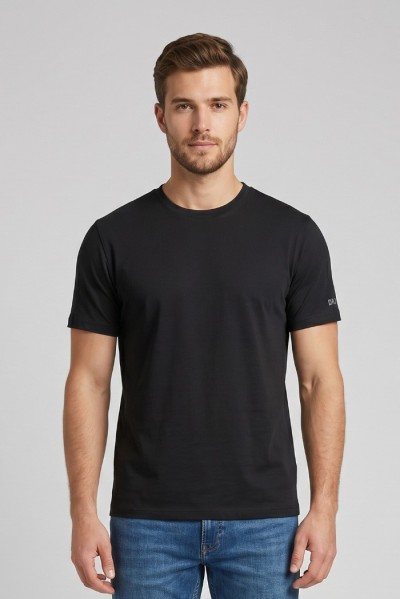 Datch t-shirt girocollo in cotone DM9302 — 805219040080154_3