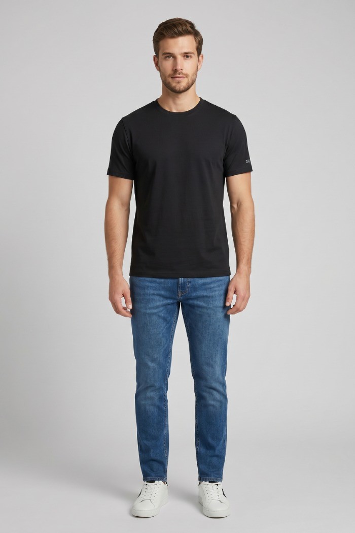 Datch t-shirt girocollo in cotone DM9302 [81de3880]