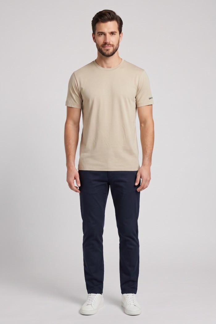 Datch t-shirt girocollo in misto cotone DM9304 [f6070f1e]