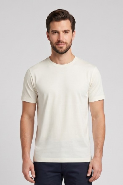 Datch t-shirt girocollo in misto cotone DM9304 — 805219040080155_2