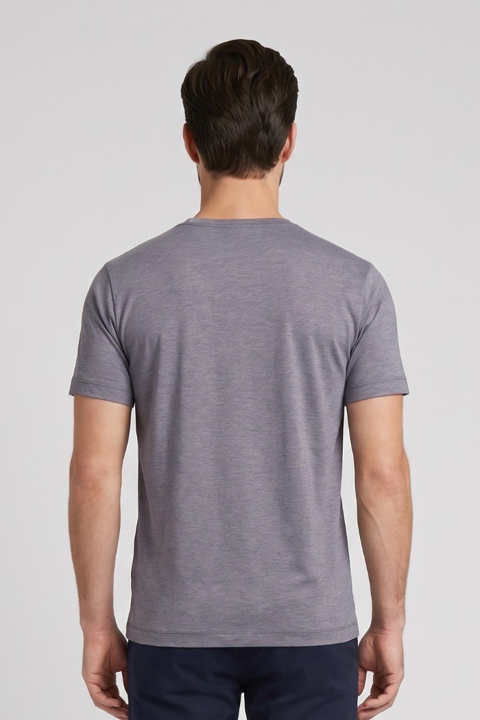 Datch t-shirt girocollo in misto cotone DM9304 [fed2d315]