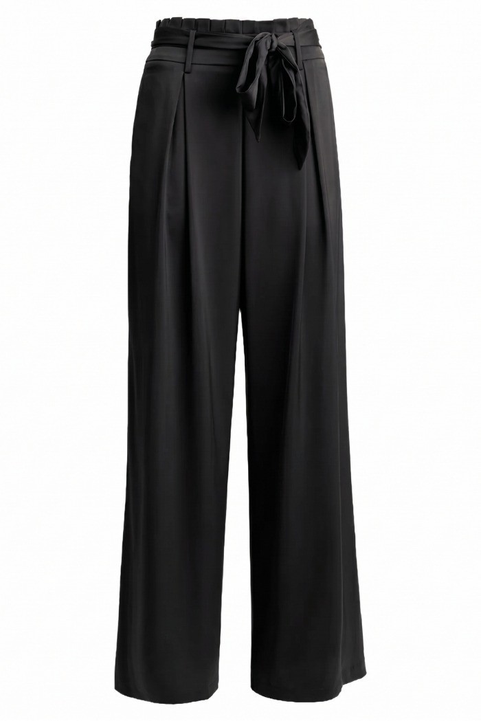 Influencer pantalone palazzo in tessuto fluido 05Y157 [ab8e2bb9]