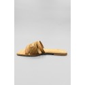 Gold & Gold ciabatta con fascia intrecciata FL273 [e48623bf]