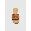 Gold & Gold ciabatta con fascia intrecciata FL273 [539be2bb]