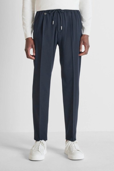 Antony Morato pantalone regular fit in viscosa elastica Neil MMTR00744-FA600288 — 805219040078191_1