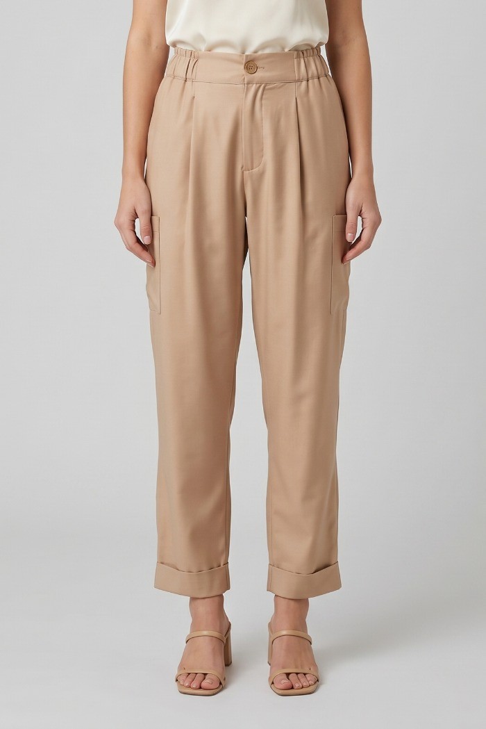 Celye pantalone con tasconi SS26C0683 [9bf4365c]