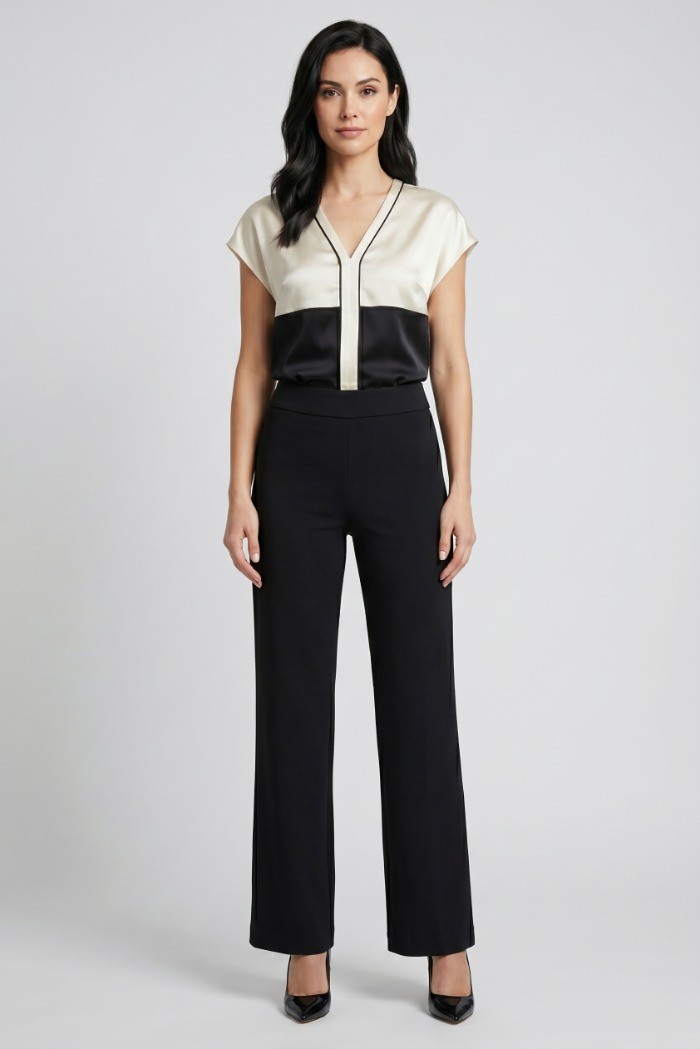 Celye pantalone in tessuto stretch SS26C0652 [757d5eaa]