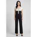 Celye pantalone in tessuto stretch SS26C0652 [757d5eaa]