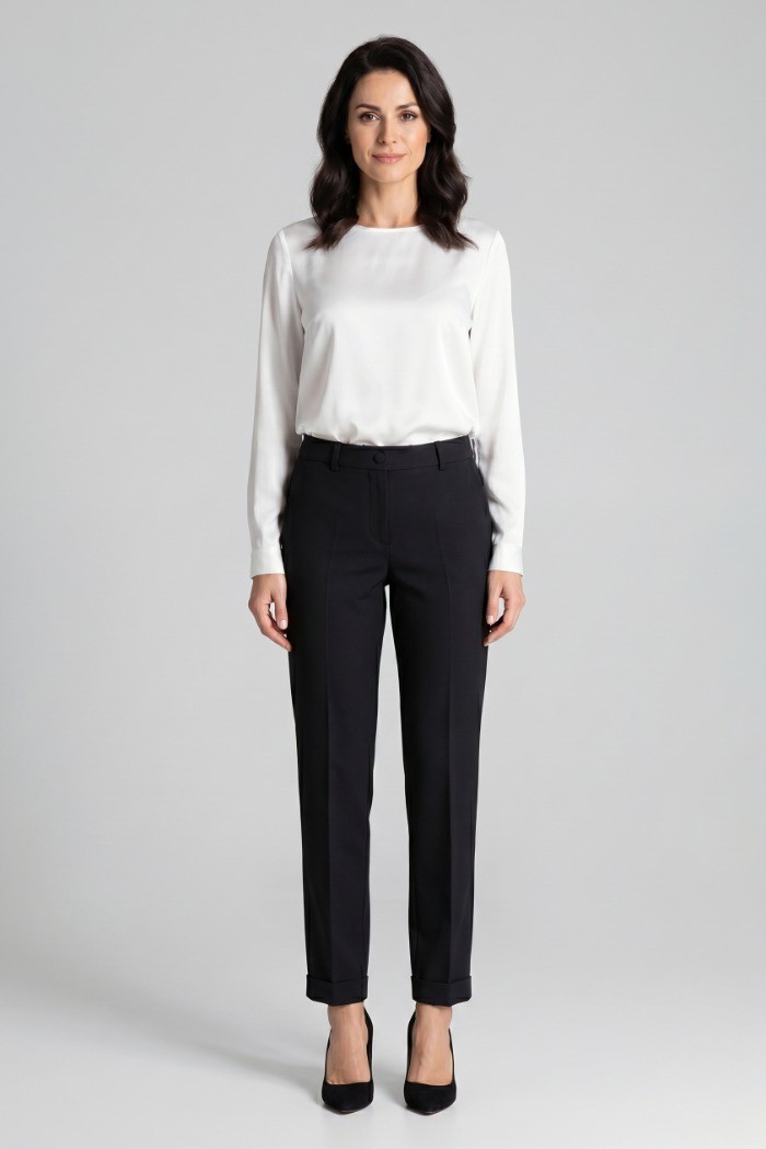 Celye pantalone in tessuto stretch SS26C0653 [0d7076b1]