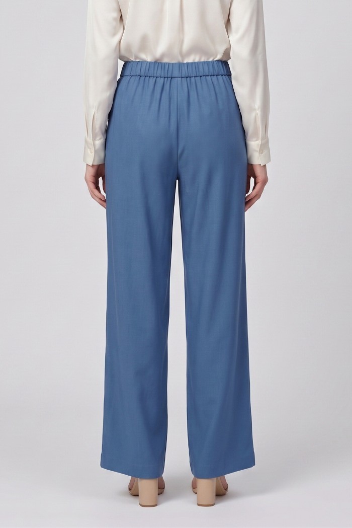 Celye pantalone con inserto rigato SS26C0602 [37363ae4]