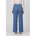 Celye pantalone con inserto rigato SS26C0602 [37363ae4]