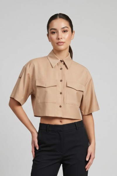 Celye camicia in misto viscosa SS26C0684 — 805219040079159_1