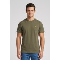 Henry Cotton's t-shirt in piquet con logo ricamato TS616040 [fb46c3a9]