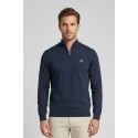 Henry Cotton's maglia mezza zip in filo di cotone MG650792 [89296967]