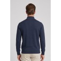 Henry Cotton's maglia mezza zip in filo di cotone MG650792 [500f2a6a]
