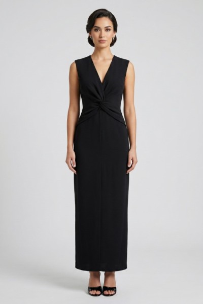 GM by Gai Mattiolo abito lungo in poliviscosa stretch GM3927 — 805219040079647_1