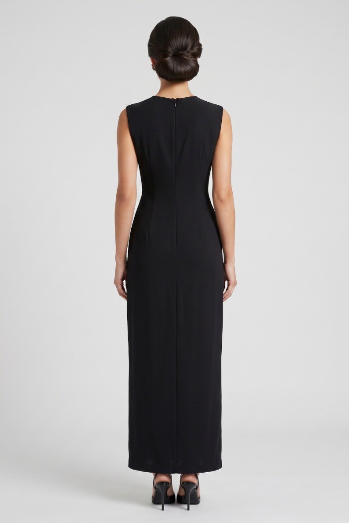 GM by Gai Mattiolo abito lungo in poliviscosa stretch GM3927 [352c0185]