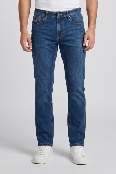 Henry Cotton's jeans in denim di cotone stretch DM650824 — 805219040079836_1