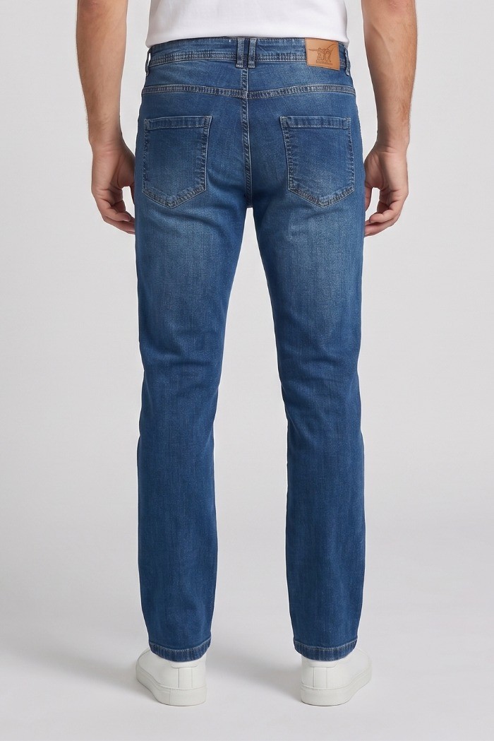 Henry Cotton's jeans in denim di cotone stretch DM650824 [bd623003]