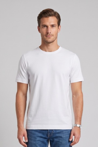 Henry Cotton's t-shirt in jersey di cotone TS650721 [8b48fc03]