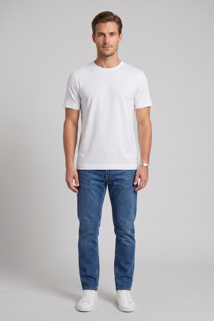 Henry Cotton's t-shirt in jersey di cotone TS650721 [e5737e0a]
