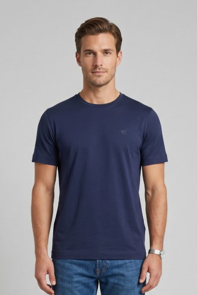 Henry Cotton's t-shirt in jersey di cotone TS650721 — 805219040079850_2
