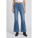 Influencer jeans flare in denim di misto cotone stretch 05P137 [13cd177f]