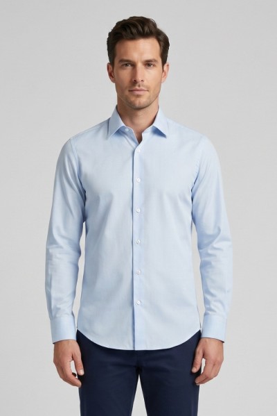 Vipa Camiceria camicia tailor fit in cotone TWILL [401d9fc1]